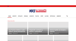Desktop Screenshot of lavoceditaranto.com