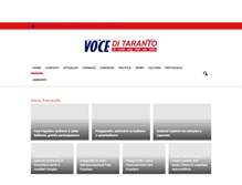 Tablet Screenshot of lavoceditaranto.com